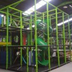 Paque de bolas para adultos instalado en Madrid en Rock and jump