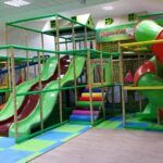 Paaque infantil de interior instalado en gigantes Park, en Fuenlabrada