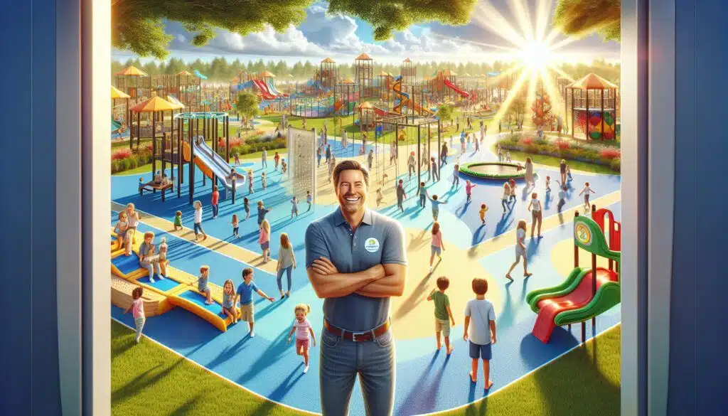 Miguel Torres, propietario de fabrica de parques infantiles