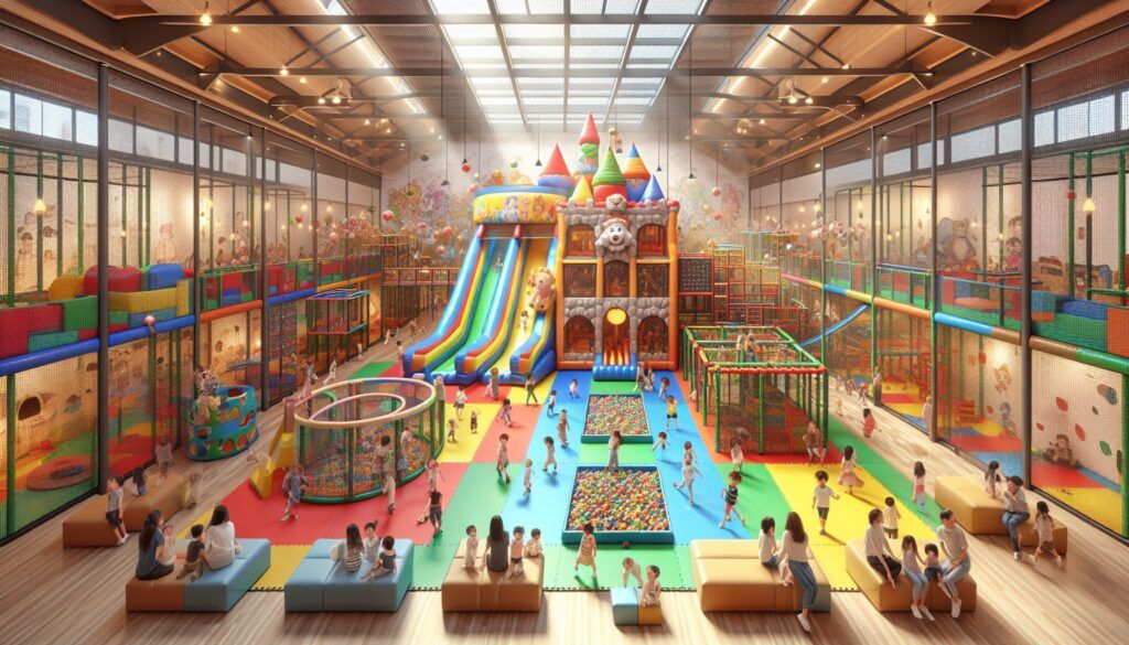 Catálogo de parques infantiles de interior: Diseños y juegos destacados