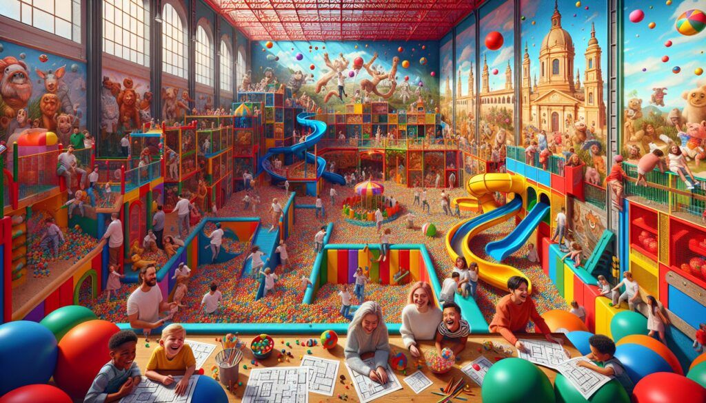 Fabrica de parques de bolas en Zaragoza con diferentes temáticas y alturas