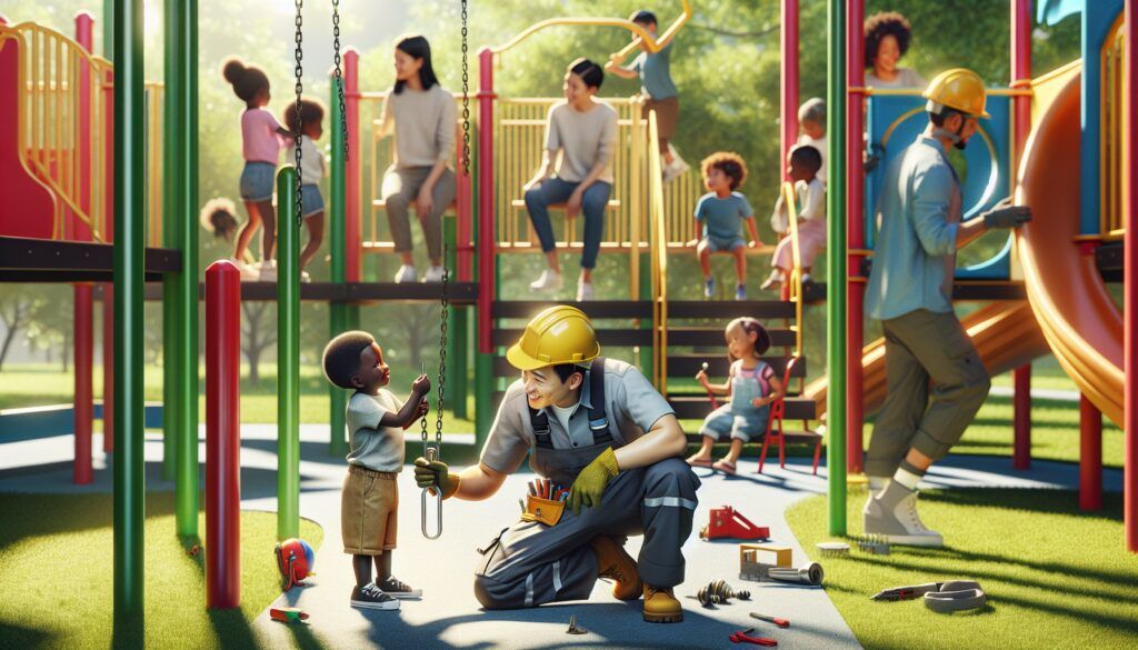 Mantenimiento de parque infantiles, reparaciones