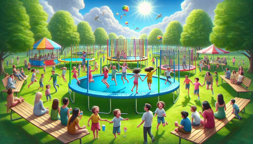 Parques de camas elásticas de Segunda Mano